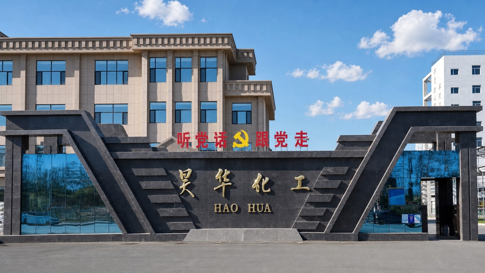 Main entrance of the Shuangliao Haohua Chemical manufacturing base